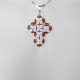 Small Cross - Serina-Silver Chain - 1